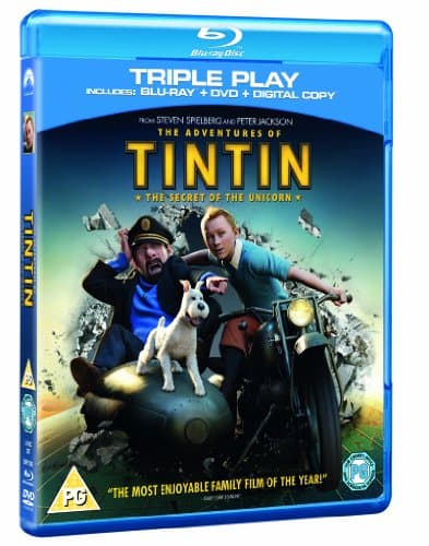 Image of The Adventures of Tintin: The Secret Of The Unicorn - Triple Play (Blu-ray + DVD + Digital Copy) [2012]