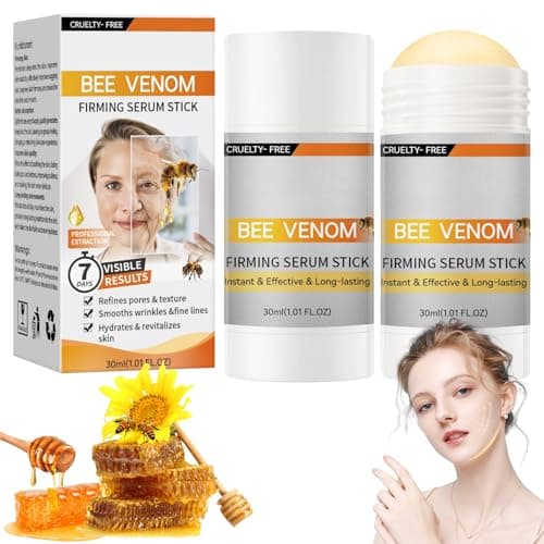 Image of 2PCS Bee Venom Firming Serum Stick, Bee Venom Cream for Saggy Skin, Face Lifting & Firming, Anti Aging Face Cream to Tighten Wrinkles, Hydrating Instant Skin Tightening Cream for All Skin Types,2×30ml