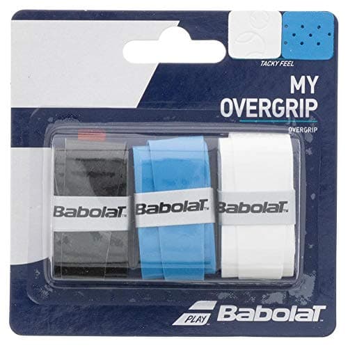 Image of Babolat, Highly Absorbent Tennis OverGrip, My OverGrip x3, White
