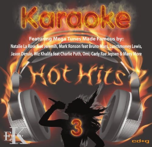Image of Karaoke Hot Hits Volume 3 by Easy Karaoke includes 18 Chart Hits by various artists such as Lunchmoney Lewis; Carly Rae Jepsen; Maroon 5 and many more! *see description for full track listing*