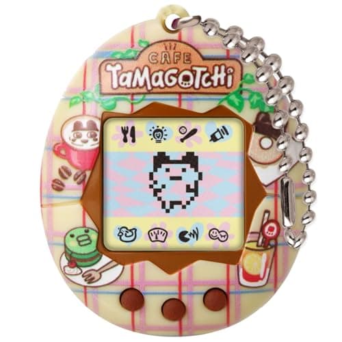 Image of TAMAGOTCHI Bandai Original Tama Café Digital Pet | Nurture And Raise The Original Electronic Pet Japanese Kids Toys For Girls And Boys Make Great 90s Retro Gifts