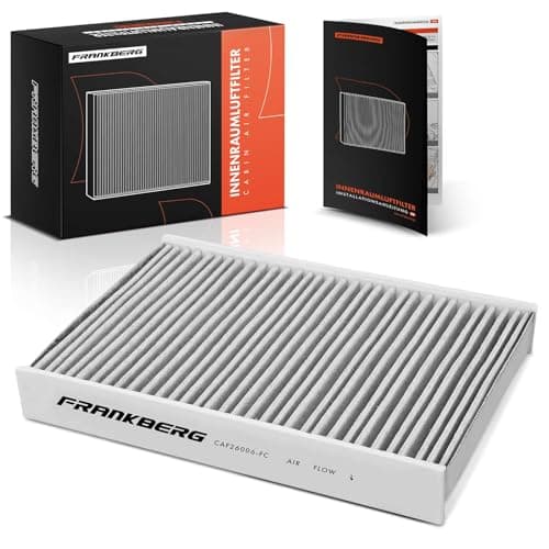 Image of Frankberg Cabin Air Filter with activated carbon Compatible with Mii KE1 KF1 UP 121 122 123 BL1 BL2 BL3 Citigo NF1 E-Citigo NE1 Load UP 121 122 BL1 BL2 Replace# 1S0819669