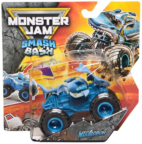 Image of Monster Jam Smash & Bash, 1:64 Die Cast Repairable Monster Truck, Kids Toys for Boy and Girls Ages 3 and up, ASSORTED DESIGNS (SHIPPED AT RANDOM)