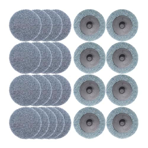 Image of Merryland Surface Conditioning Disc 50mm for Die Grinder, 50 mm Fine Quick Change Disc 25 Pack, Sanding Disc Nylon Non-Woven Disc Paint Rust Metal Steel Iron Universal, DGTAA25C3