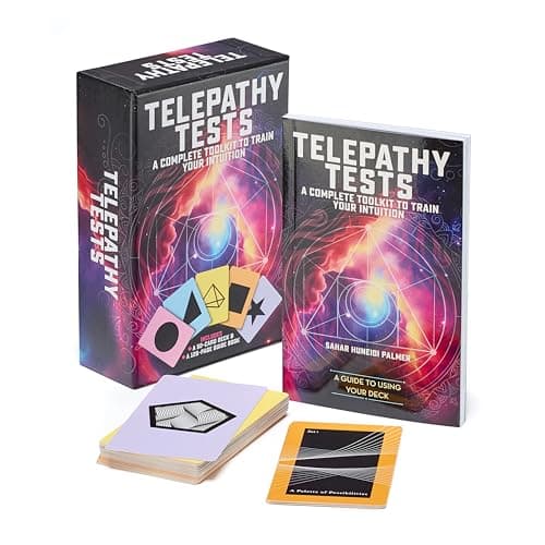 Image of Telepathy Tests Book & Card Deck: A Complete Toolkit to Train Your Intuition (Arcturus Oracle Kits)