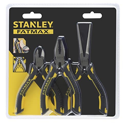 Image of Stanley FMHT0-80524 Fat Max Mini Pliers Set - Black (3-Piece)