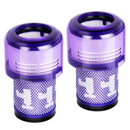 Image of YanBan 2pcs Replacement Filter Compatible with Dyson V12 Detect Slim Absolute Vacuum Cleaner, Part No.971517-01
