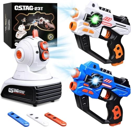 Image of Laser Tag Guns Set, Toy Guns for Kids, Infrared Laser Guns Game With Projector, Multifunction Laser Tag Gun Set for 4 5 6 7 8 9 10 11 12+ Years Kids, Teens, Adults