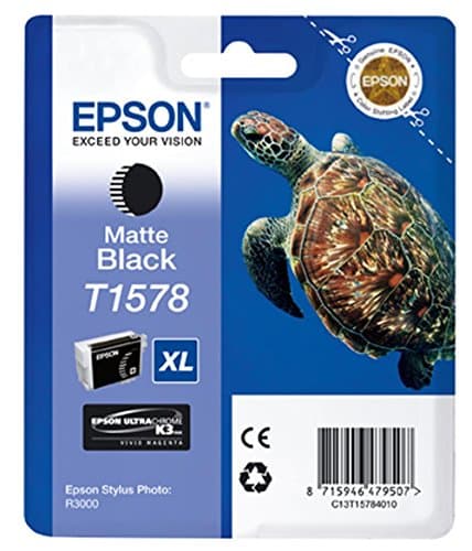 Image of Epson T1578 Print Cartridge, Matte Black, Genuine