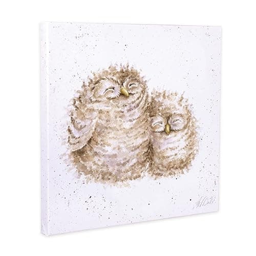 Image of Wrendale Designs Words of Wisdom' Owl Small Canvas