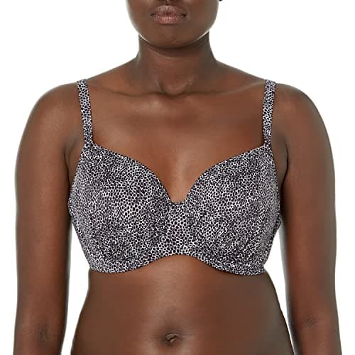 Image of Freya Women's Standard Run Wild Idol Shape Molded Bikini Top, Black, 34D