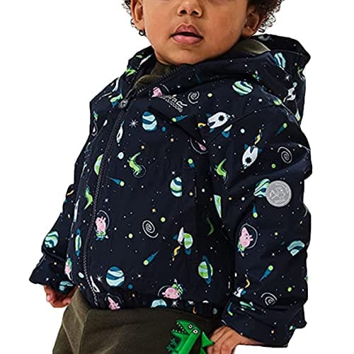 Image of Regatta Kids Peppa Pig Muddy Puddles Padded Jacket - Navy - 4-5 Yrs, RKP243