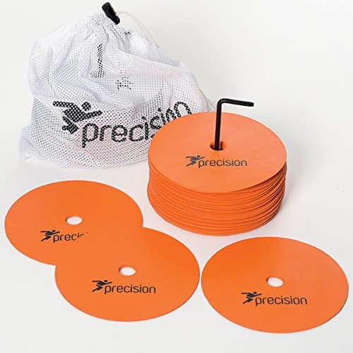 Image of Precision Football Pro Marker Discs Set Medium Round Shaped Rubber Discs rrp£30
