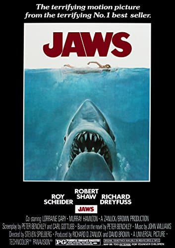 Image of VGPD Jaws 1975 Vintage - Retro Movie Poster