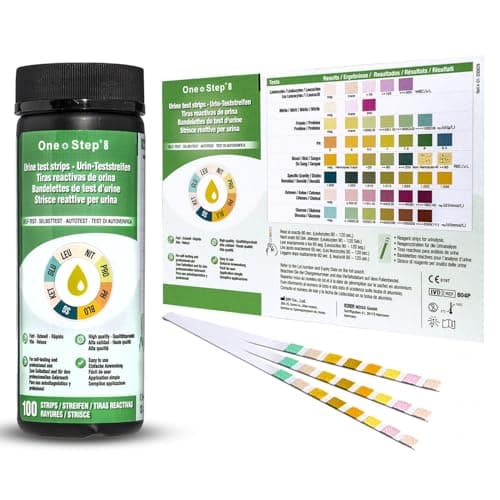Image of 100 x Urine Test Strips for Infection Cystitis Testing Sticks, UTI, Nitrite, Leukocytes, 8 Parameter Urinalysis Multisticks
