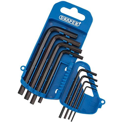 Image of Draper 33679 Metric Hexagon Key Set, 8 Pieces , Blue