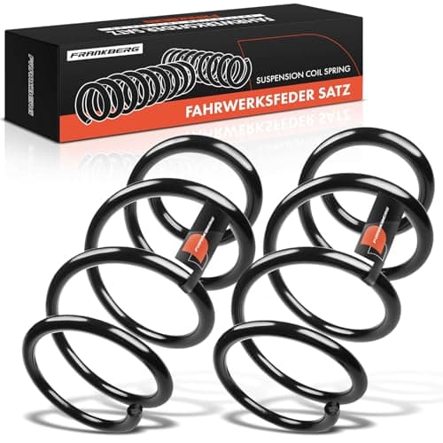 Image of Frankberg 2x Coil Spring Front axle Compatible with Jumper 2006 Ducato 2006-2021 Boxer 2006-2021 Replace# 50706848