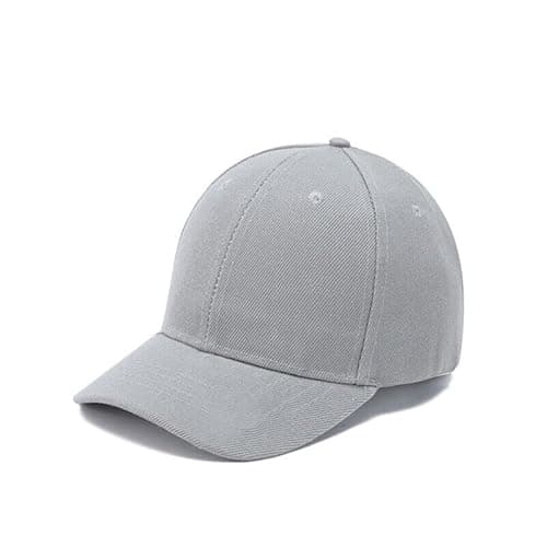 Image of Boolavard Kids Boy Girl Baseball Cap Hat Soft Cotton Lightweight Adjustable Size for 2-9 Years (Grey)