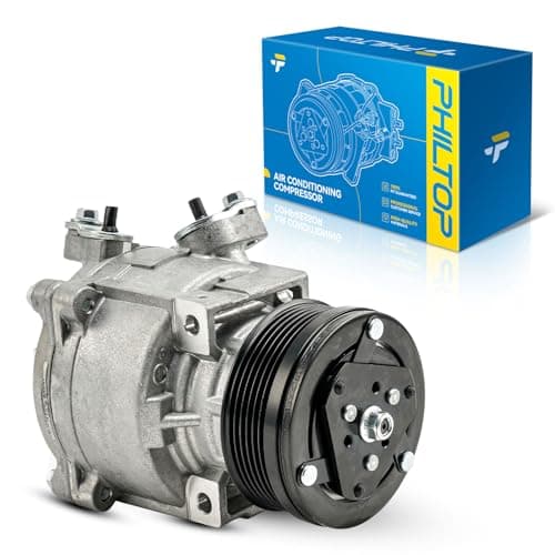 Image of PHILTOP 98496 A/C Compressor with Clutch for Sonic 2013 2014 2015 2016 2017 2018 1.8L Car AC Compressor