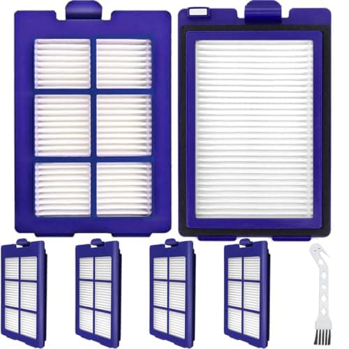 Image of EATBALE X8 HEPA Filters Replacement Parts for Eufy RoboVac X8 series for Eufy RoboVac X8 Hybrid Robot Vacuum Cleaner Filter Accessories Washable & Reusable Spare Parts, with Cleaning Brush (6 Pack)