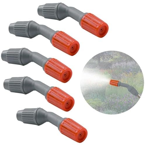 Image of Armo® 5 x Pieces Garden Hoze Spray Nozzles Pressure Sprayer Nozzles Weedkiller Spare Parts for Watering Can Hoses Sprayers