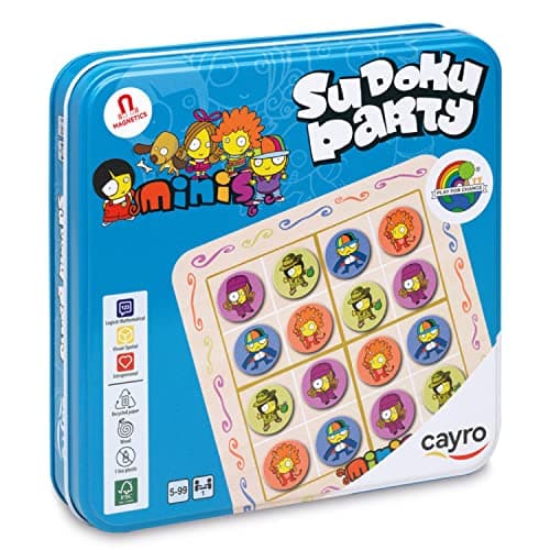 Image of Cayro - Sudoku Party - + 5 Years - Rotating Puzzle - Board Game for Children and Adults - Match The 9 Different Colours - Ideal for 1 Player