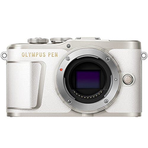 Image of Olympus Pen E-PL9 16.1 MP Wi-Fi 4K Mirrorless Camera Body - (Pearl White) - Open Box