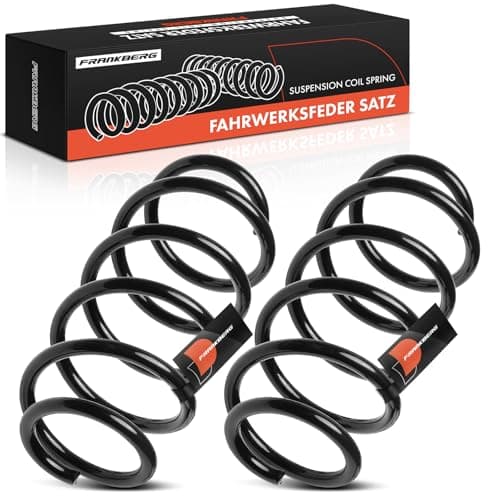 Image of Frankberg 2x Coil Spring Front Axle Compatible with Fabia I 6Y2 Hatchback 2003-2008 Replace# 6Q0411105BF