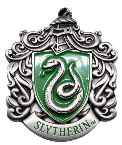 Image of Licensed Harry Potter Slytherin Metal Fridge Magnet 3D Enamel Crest – Premium Collectible Gift for Fans, Lockers, and Home Decor (6 cm x 5 cm)