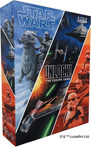 Image of Asmodee | Unlock! Star Wars The Escape Game | Board Game | Ages 10+ | 1-6 Players | 60 Minute Playing Time