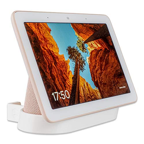 Image of P3D-Lab Wall Mount for Google Nest Hub 1st Gen, White Nest Hub Wall Bracket - 3 Years Warranty - Made in UK