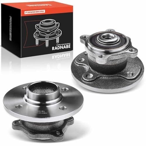 Image of Frankberg 2x Wheel Bearing Hub Wheel Hub Rear Axle Compatible with M.i.n.i R50 R53 Cooper One All Engines 2001-2006 M.i.n.i Cabriolet R52 Cooper One All Engines 2004-2006 Replace# 33416756830