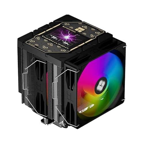 Image of Thermalright Peerless Assassin 120 Vision ARGB Black CPU Cooler, PC Cooling 6 Heat Pipes, 2.8’’ Magnetic Display Screen with 320x240 Resolution,for AM4/AM5 and Intel LGA1700/1851