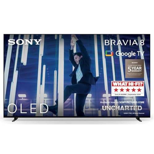 Image of Sony BRAVIA 8 OLED, K65XR80, 65 Inch 4K HDR Google Smart TV, Gaming Features for PlayStation 5 and IMAX Enhanced, Dolby Vision Atmos, Chromecast, Apple AirPlay, 120Hz, 5 Year Warranty
