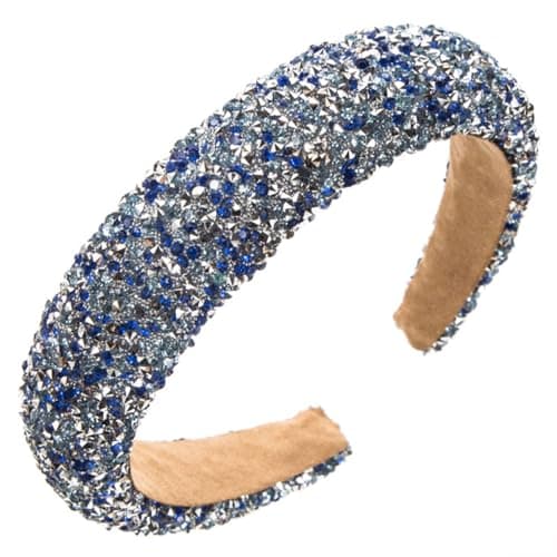 Image of scicent Crystal Head Bands Hair Accessories for Women Girls Bling Glitter Fabric Hairband 25424