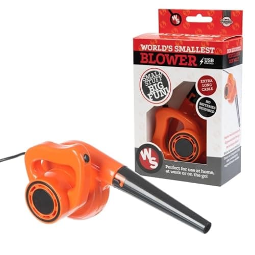 Image of Inevitable Party Worlds Smallest Blower | Super Strong USB Powered Miniature Sized Blower | Fun Novelty Gift | Keyboard Cleaner