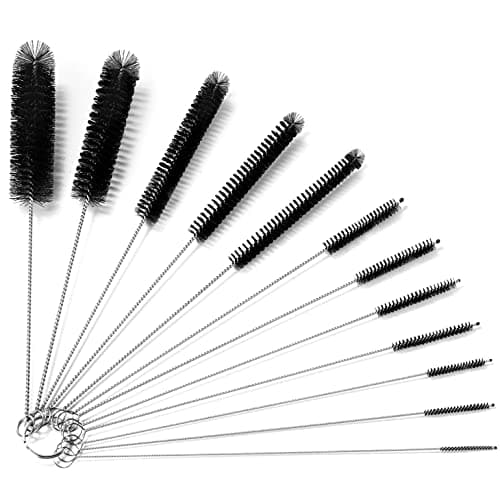 Image of 24 cm Long Bottle Brushes For Cleaning Small Pipe Cleaner Brush Reusable Straw Cleaner Brush Set