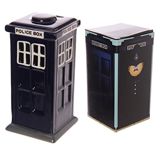 Image of EliteKoopers 1Pcs Ceramic Funny Novelty Police Box Money Box For Kids Gift Ornament