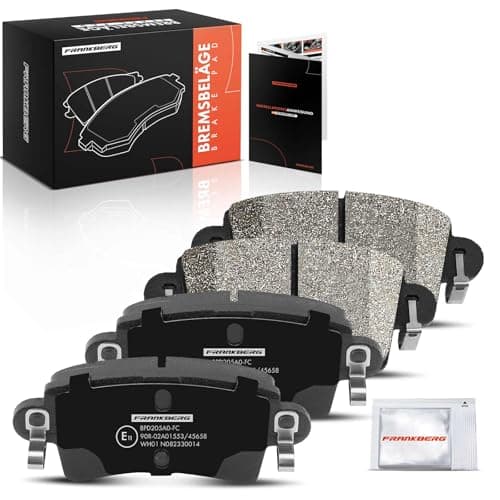 Image of Frankberg Brake Pad Set incl. 4x Pads Rear Compatible with Master II Bus JD Interstar Platform/Chassis X70 Replace# 8660004483,4406000QAE