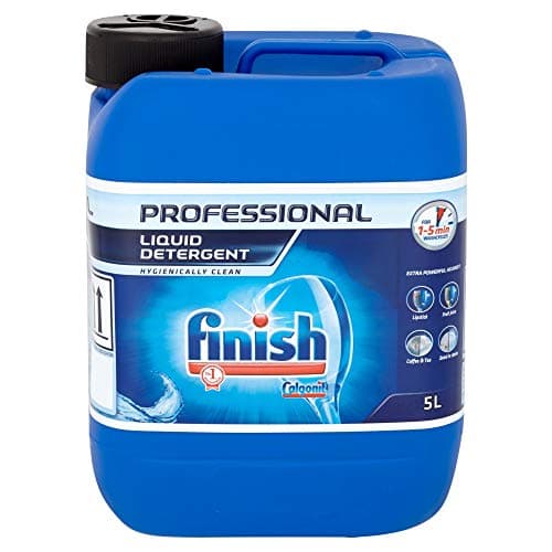 Image of Finish, Dishwasher Liquid, 5.0L, Glass Wash, Professional Range, Suitable for Commercial Dishwashers