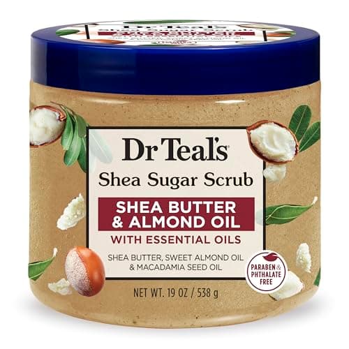 Image of Dr Teal's Shea Butter & Almond Oil Body Sugar Scrub 538g