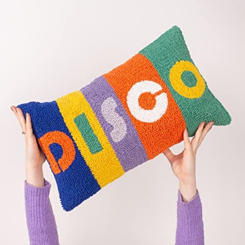 Image of furn. Heya Home Disco Knitted Polyester Filled Cushion - Twin Pack