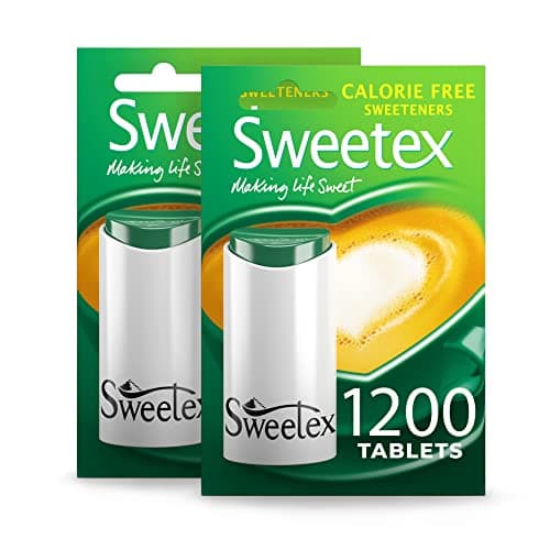 Image of Sweetex Tablets, 1200 Tablets X 2, 2400 Tablets Total, Sweetener Tablets, Zero Calorie, Sweet, Diabetic Friendly, Healthier Diet, Sugar Substitutes, Baking Supplies