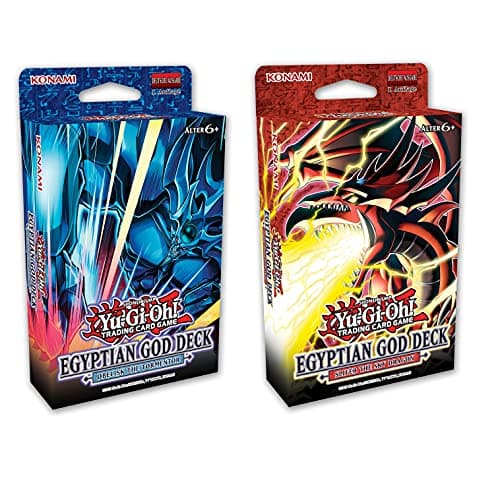 Image of Yu-Gi-Oh! TRADING CARD GAME, Item Type: Trading Card Game, Egyptian Gods Deck Set: Obelisk the Tormentor + Slifer of the Sky Dragon - German Edition