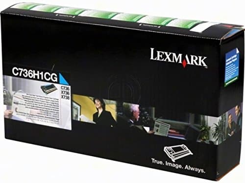 Image of Lexmark C 736 DTN (C736H1CG) - original - Toner cyan - 10.000 Pages