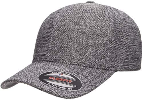 Image of Flexfit Men's Melange Cap, Dark Heather, L-XL