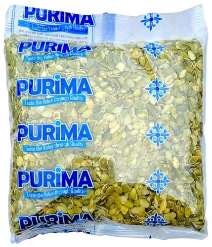 Image of Pumpkin Seeds 3kg – Economy/Bakery Grade - Peeled Seed - Ready to Eat Edible – For Human Consumption – Without No Shell Whole Kernel UnRoasted UnSalted Shelled Large Bulk (Packaging May Vary) PURIMA