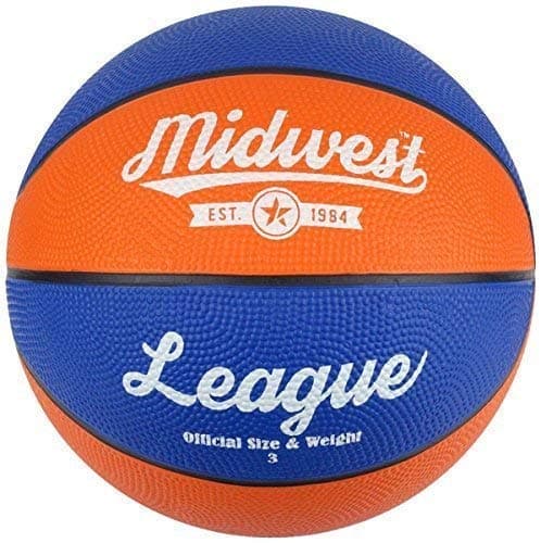 Image of Midwest League Basketball Blue/orange Size 7
