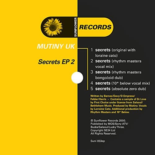 Image of Secrets (feat. Lorraine Cato) [Absolute Zero Dub]