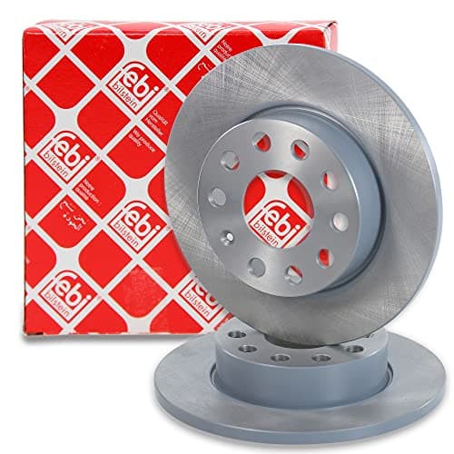 Image of febi bilstein 36215 Brake Disc Set (2 Brake Disc) rear, full, No. of Holes 5